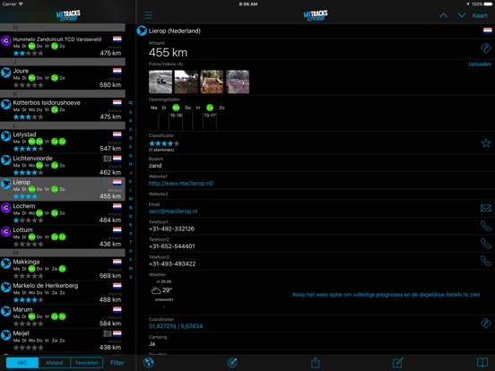 mx tracks iPad app afbeelding 1