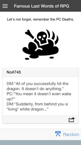 Game screenshot Famous Last Words of RPG Lite apk