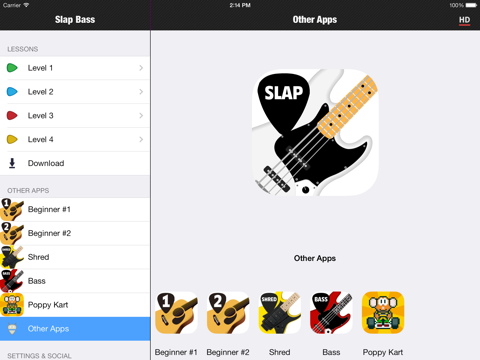 Screenshot #5 for Slap Bass Method HD LITE