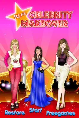 Game screenshot Real Celebrity MakeOver Salon & Dressup & hair salon-free Kids Games mod apk