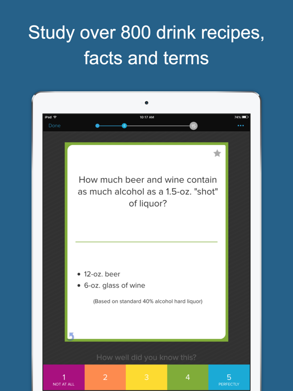 Screenshot #1 for Bartender Flashcards