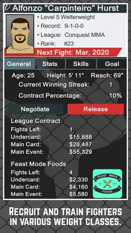Game screenshot MMA Manager Free apk