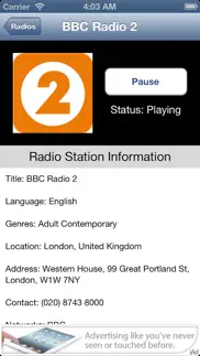 uk radio live (united kingdom) iphone screenshot 2