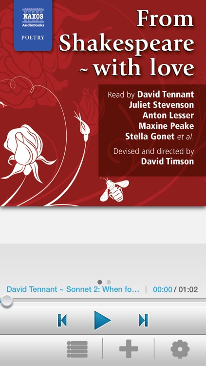 From Shakespeare, with Love: Audiobook App