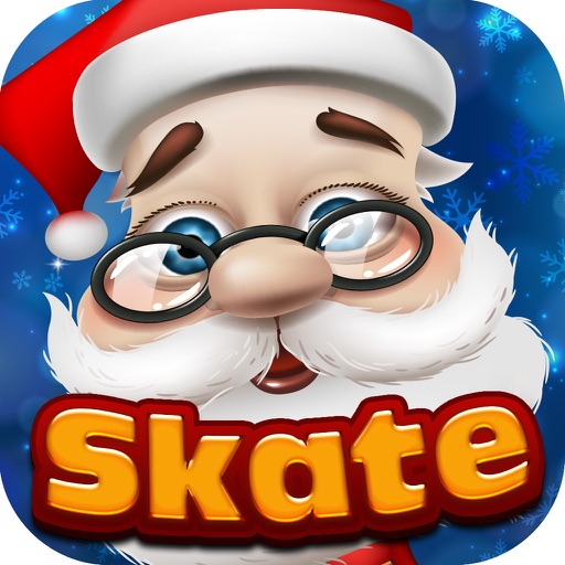 Santa can Skate on Christmas icon