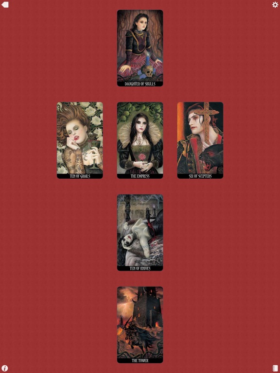 The Tarot of Vampyres iPad screenshot 5 - Entertainment app