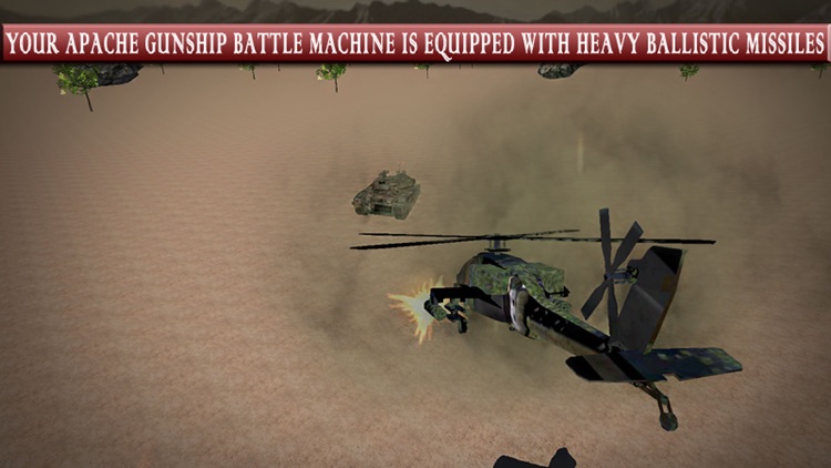 Helicopter VS Tank - Front line Cobra Apache battleship War Game Simulator screenshot-3