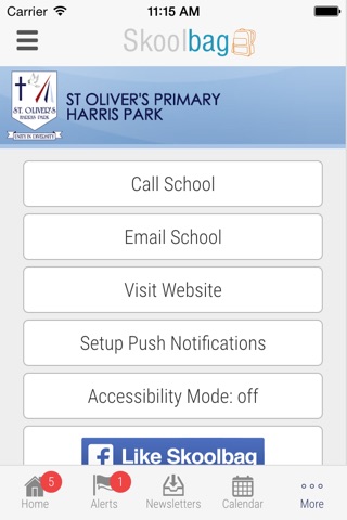 St Oliver's Primary - Skoolbag screenshot 4