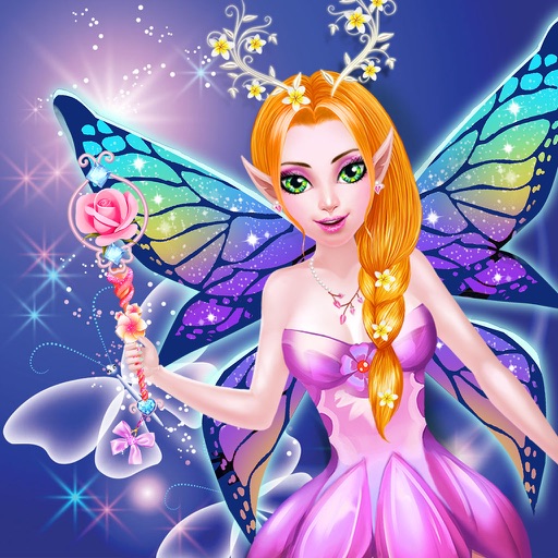 fairy salon - princess make up spa salon icon