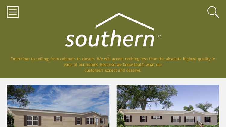 Southern Homes for iPad