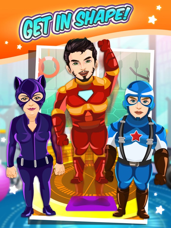 Superhero Fat to Fit Gym 2 - cool sport running & jumping games! iPad screenshot 4 - Games app