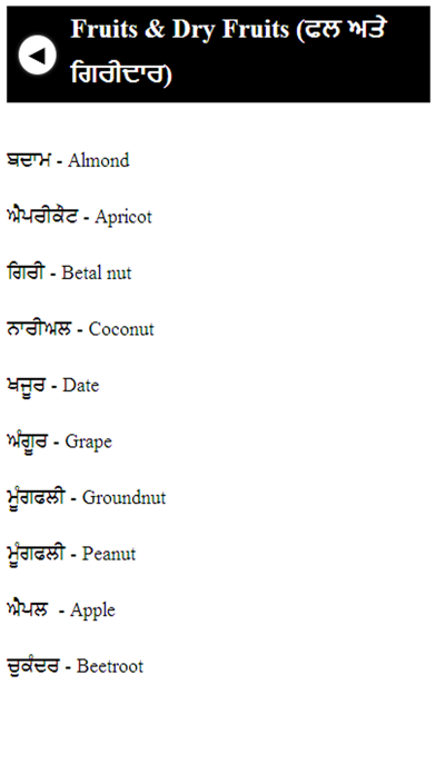 punjabi english speaking course iPhone screenshot 2 - Education app
