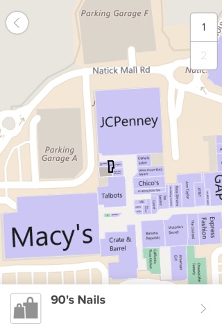 Natick Mall, powered by Malltip screenshot 2