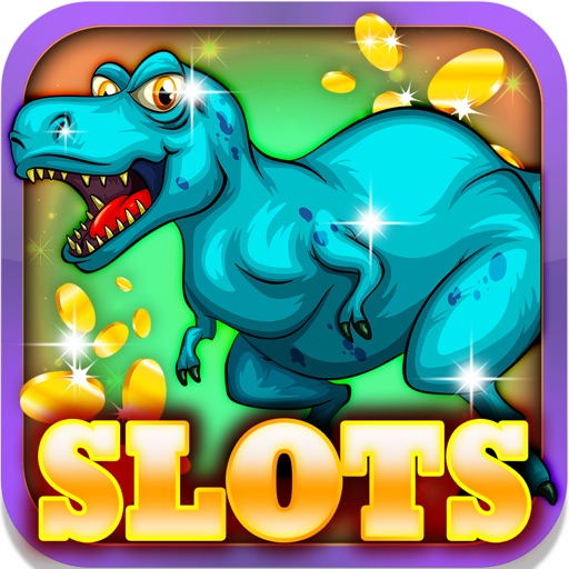 Gigantic Slot Machine:Place a bet on the huge dinosaur and be the ultimate gambling master iOS App