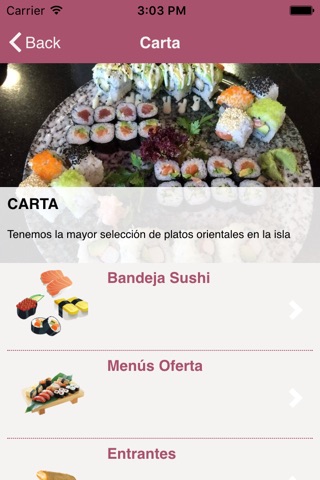 Kokoxili Sushi & Asiático screenshot 2