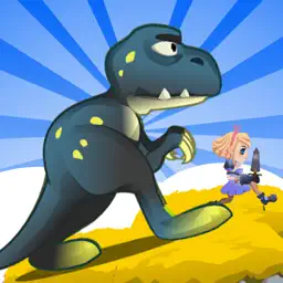 Dino World Adventure Dodge & Fight Game for Kids app icon