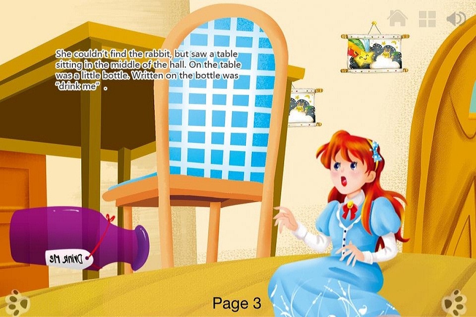Alice in Wonderland- Interactive Book by iBigToy screenshot 3