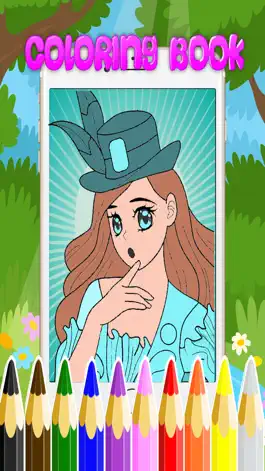 Game screenshot Girl Princess Coloring Pages hack