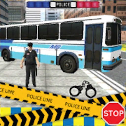 Police City Bus Staff Duty Simulator 2016 3D - London Anicent City Police Department Pick & Drop Icon