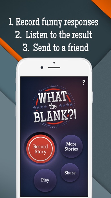 What the BLANK?! Audio Ad Libs Screenshot on iOS