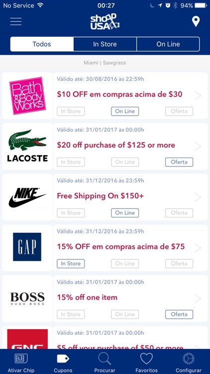 ShoppUSA: Cupons, Ofertas, Descontos, Compras