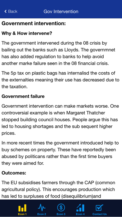 Econ-Now iPhone screenshot
