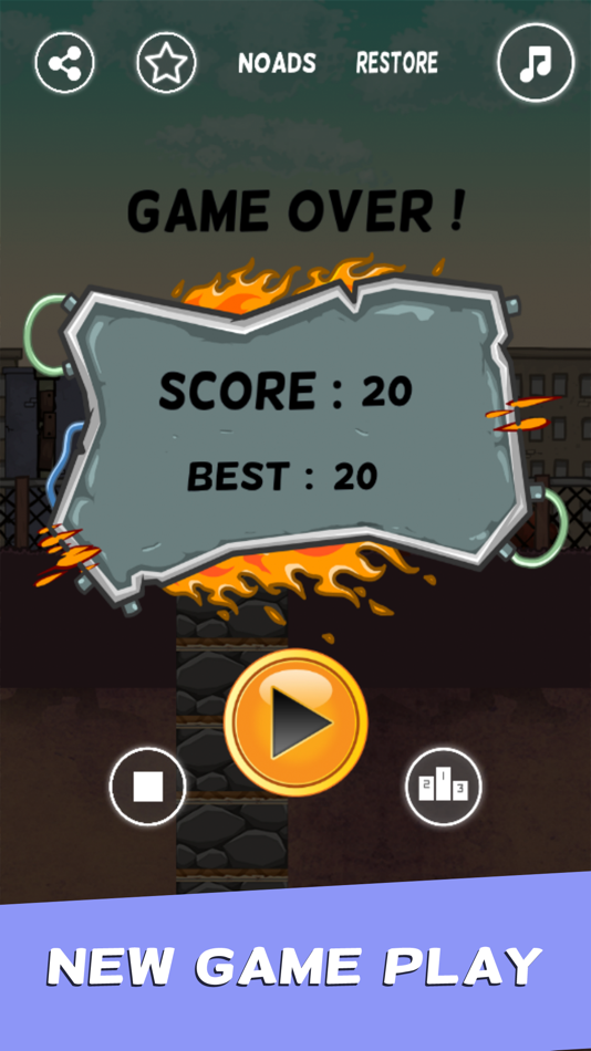 #5. Cube Hero Ninja Skip Jump (iOS) Podle: pisan kemthong