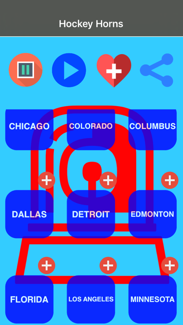Screenshot #3 pour Hockey Horns - Play and Share All 30 Team's Goal Songs