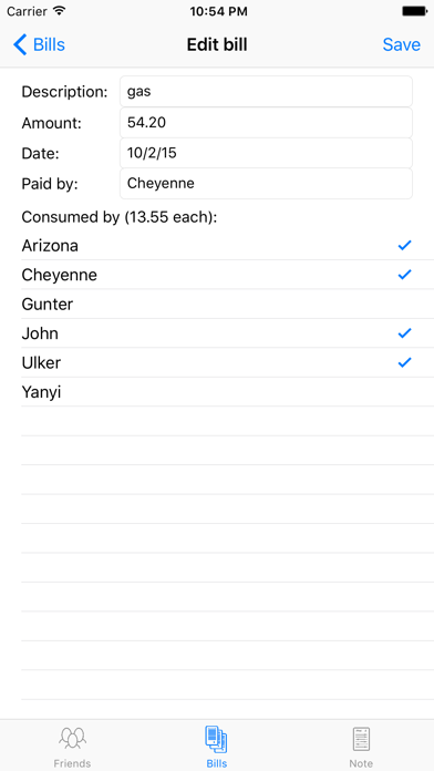 How to cancel & delete Split the Bills - Group Expense Divider from iphone & ipad 3