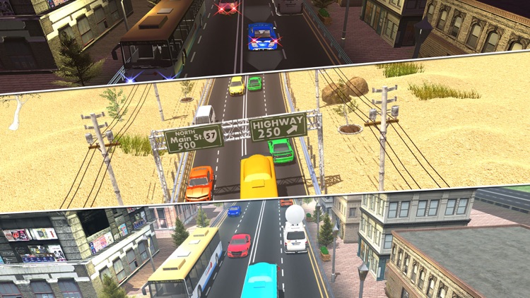 Endless Traffic Highway Racer screenshot-3