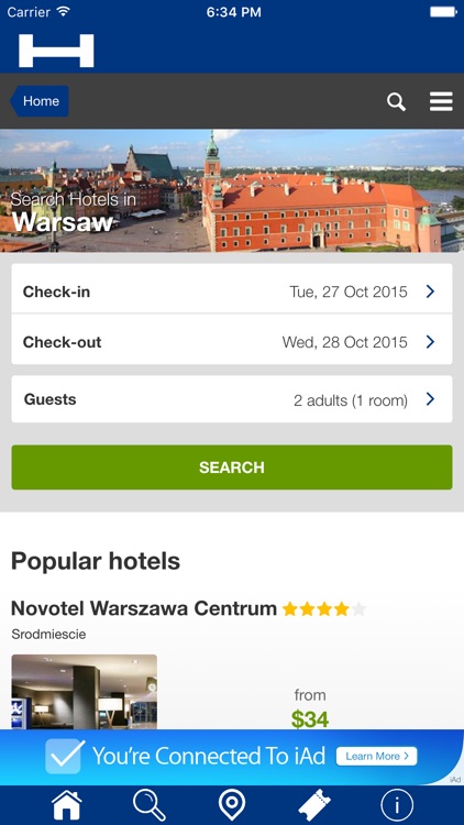 Warsaw Hotels + Compare and Booking Hotel for Tonight with map and travel tour