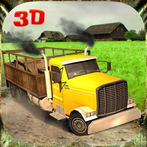 Animal Farm Tractor & Cattle Transport Truck 3D icon