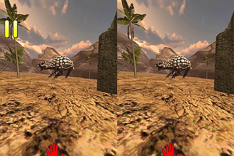 VR Jurassic Land Tour Cardboard Game screenshot 3