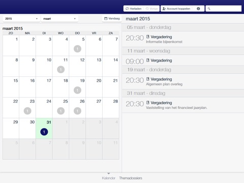 Tweede Kamer – Vergaderagenda screenshot 2