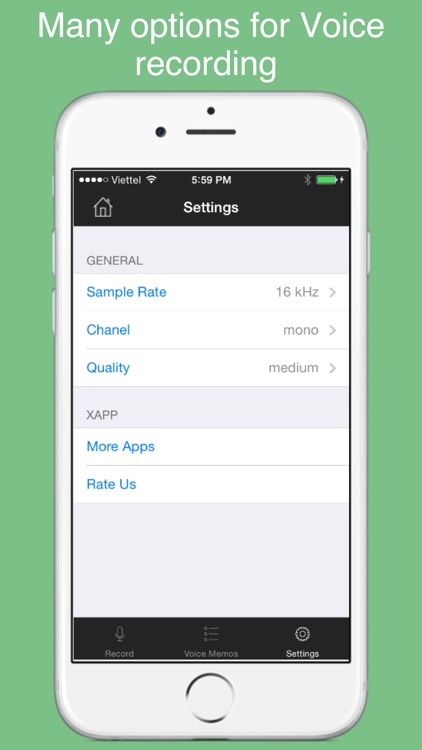 Voice Recorder (FREE) - voice memo, playback, share