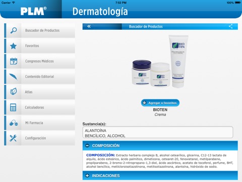 PLM Dermatología for iPad screenshot 2