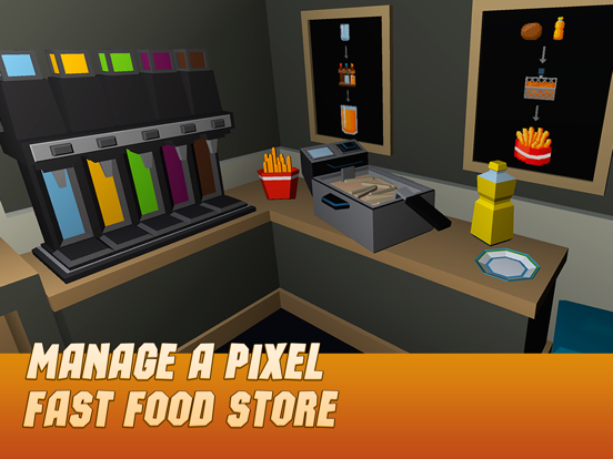 Screenshot #4 pour Pixel Burger Simulator 3D