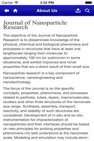 Journal of Nanoparticle Research screenshot 3