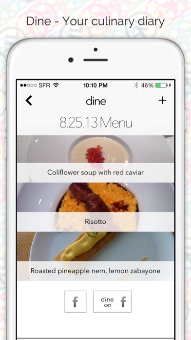How to cancel & delete Dine - your culinary diary from iphone & ipad 3