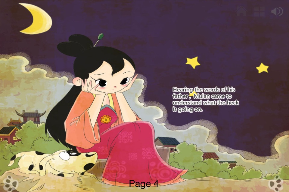 Hua Mu-Lan  - Interactive Book iBigToy screenshot 3