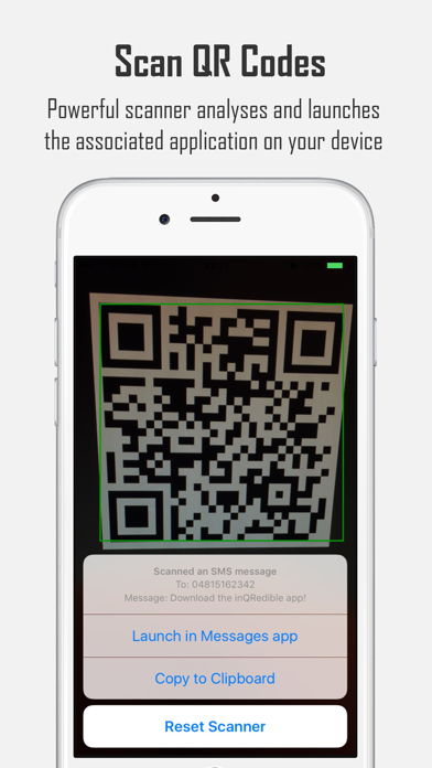 Screenshot #2 pour inQRedible - QR Code Reader and Creator