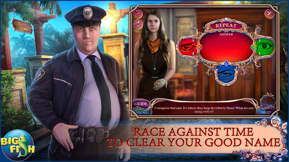 #3. Off the Record: Liberty Stone - A Mystery Hidden Object Game (iOS) 由: Big Fish Games, Inc