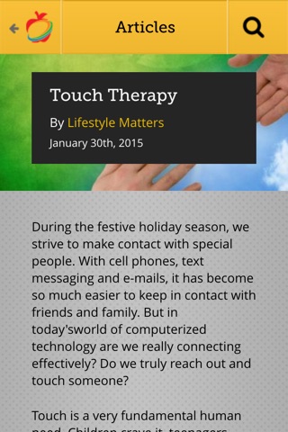 Lifestyle Matters Articles screenshot 2