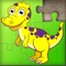 Kids dino jigsaw puzzle - A fun and educational dinosaur game for toddlers, boys and girls