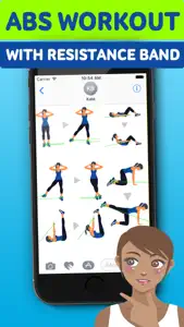 6 Workout Routine Emoji Sticker screenshot #5 for iPhone