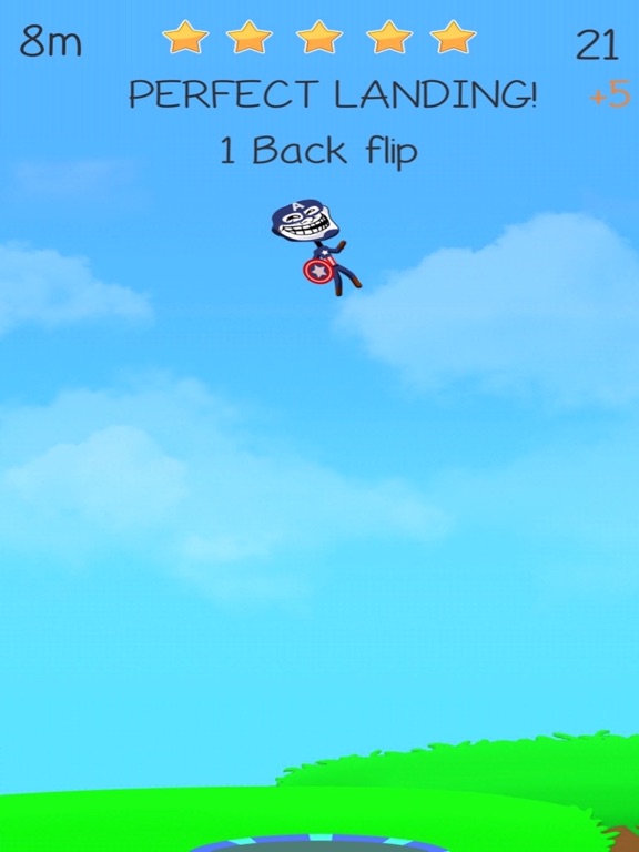 Screenshot #4 pour Trampoline Backflip - Diving Madness Man Games