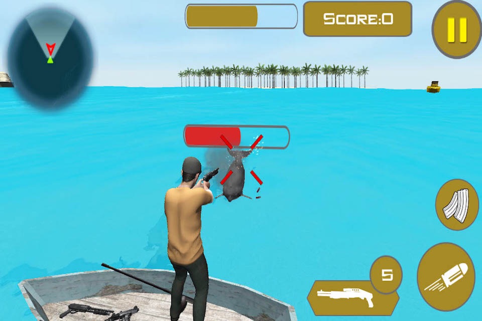 Angry Shark Shooter screenshot 2