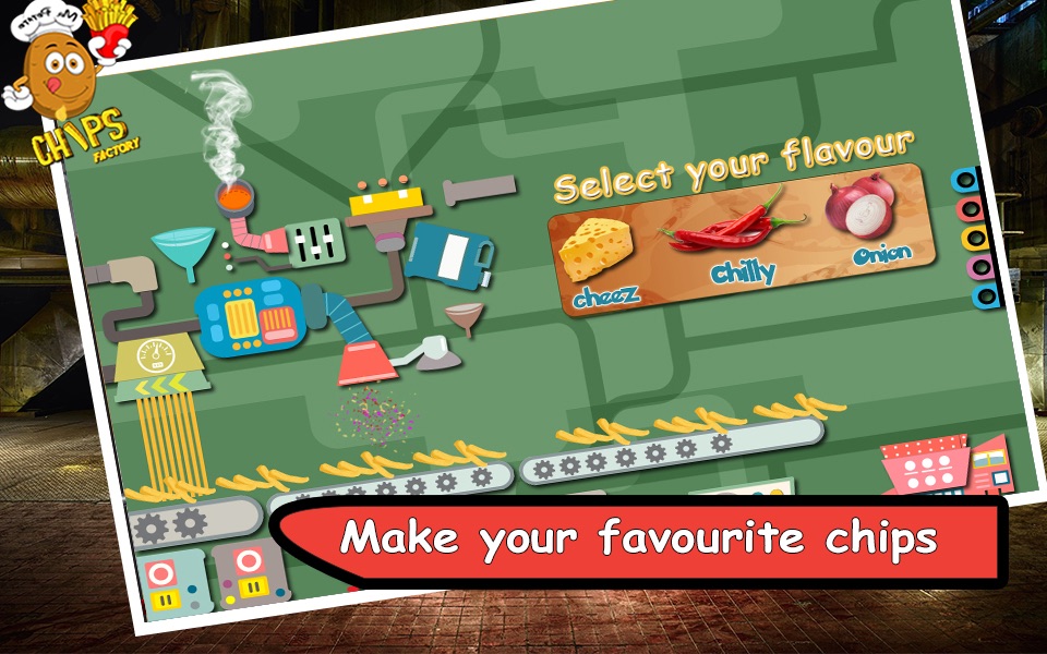 Potato Chips Factory Simulator - Make tasty spud fries in the factory kitchen screenshot 2