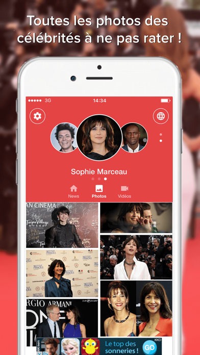 Screenshot #2 pour Gossip Addict – Rumeurs et actualités People