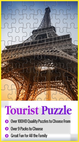 Tourist Puzzle Game for Free & Jigsaw Puzzls for adultsのおすすめ画像1
